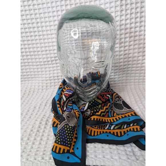 Balarinji Koala Bear Scarf by Fresca Australia Multicolor 26 x 26 inches - Picture 4 of 6